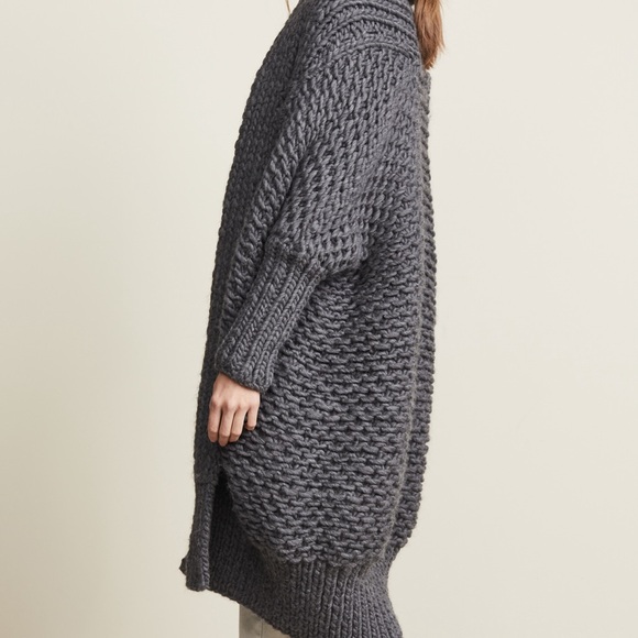 I Love Mr. Mittens Pearl Stitch Cardigan in Cream - Picture 3 of 6